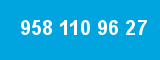 958 110 96 27